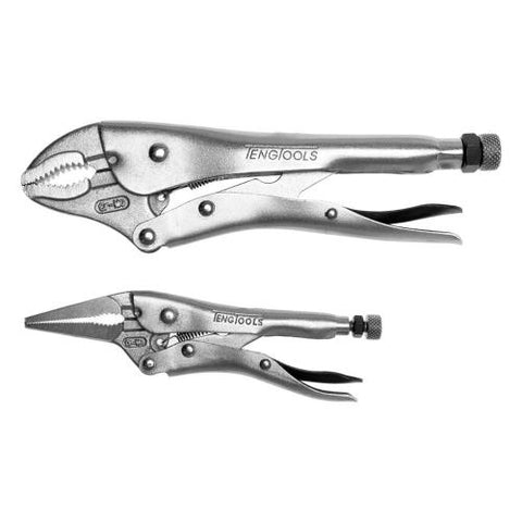 Teng 2pc Power Grip Plier Set