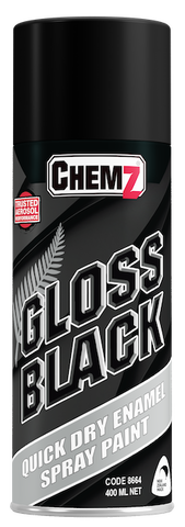 CHEMZ Black Enamel Paint