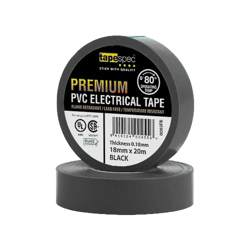 Premium PVC Electrical Tape BLACK