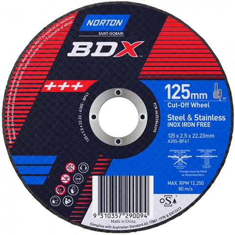 BDX Ultra Thin Cut-Off Disc Steel & Stainless
