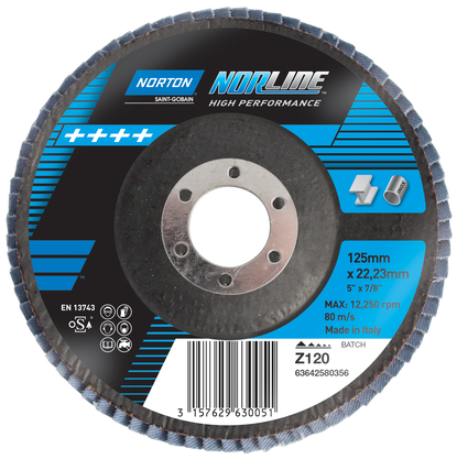 Norton Flap Disc 125 x 22mm