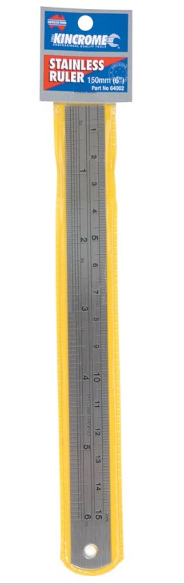 Stainless Steel Ruler 150mm (6